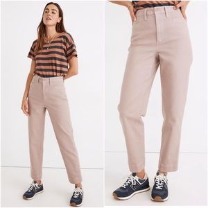 Madewell Slim Emmett Tapered Pant Lavender Sz 26